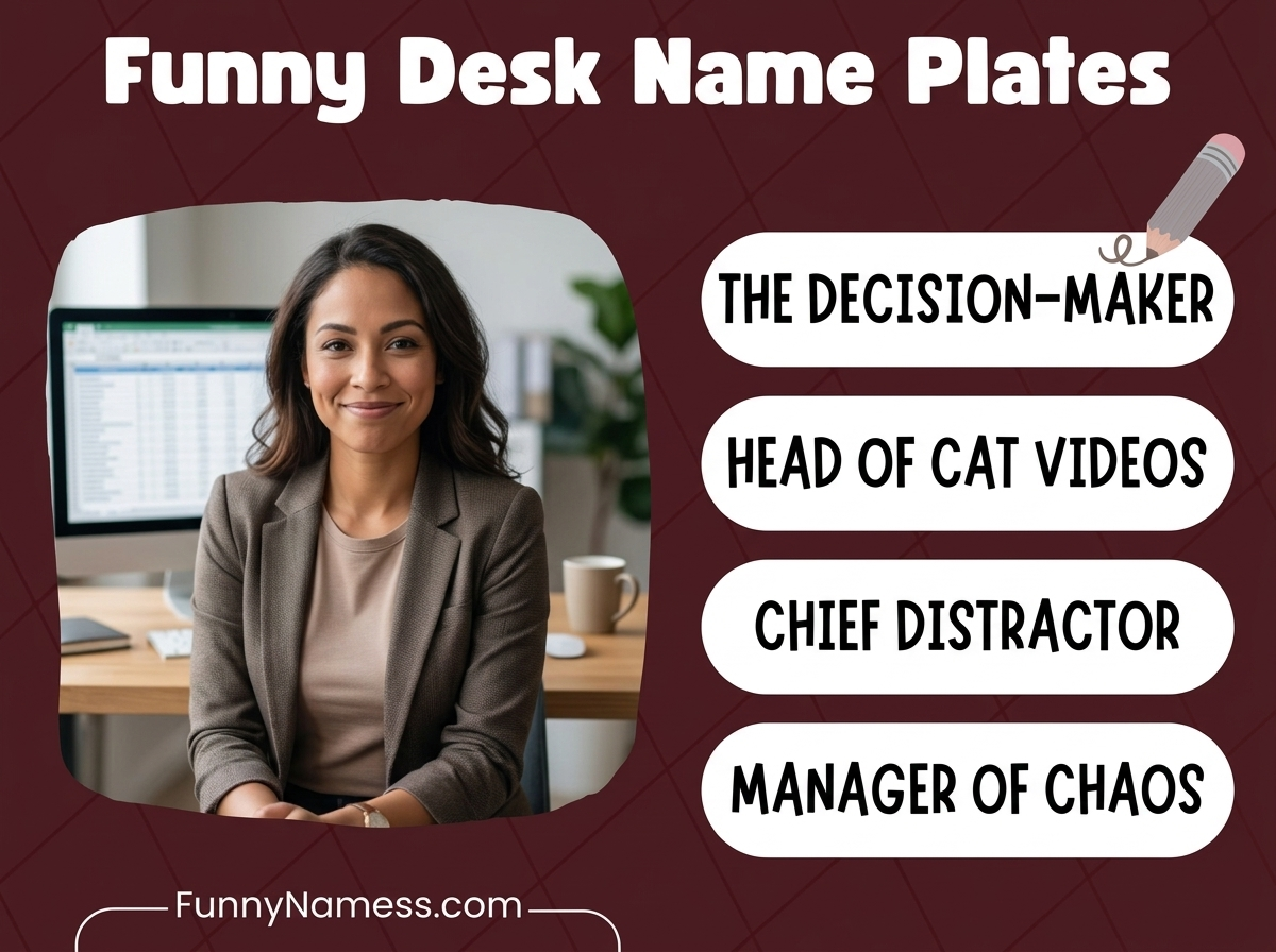 Desk Name Plates