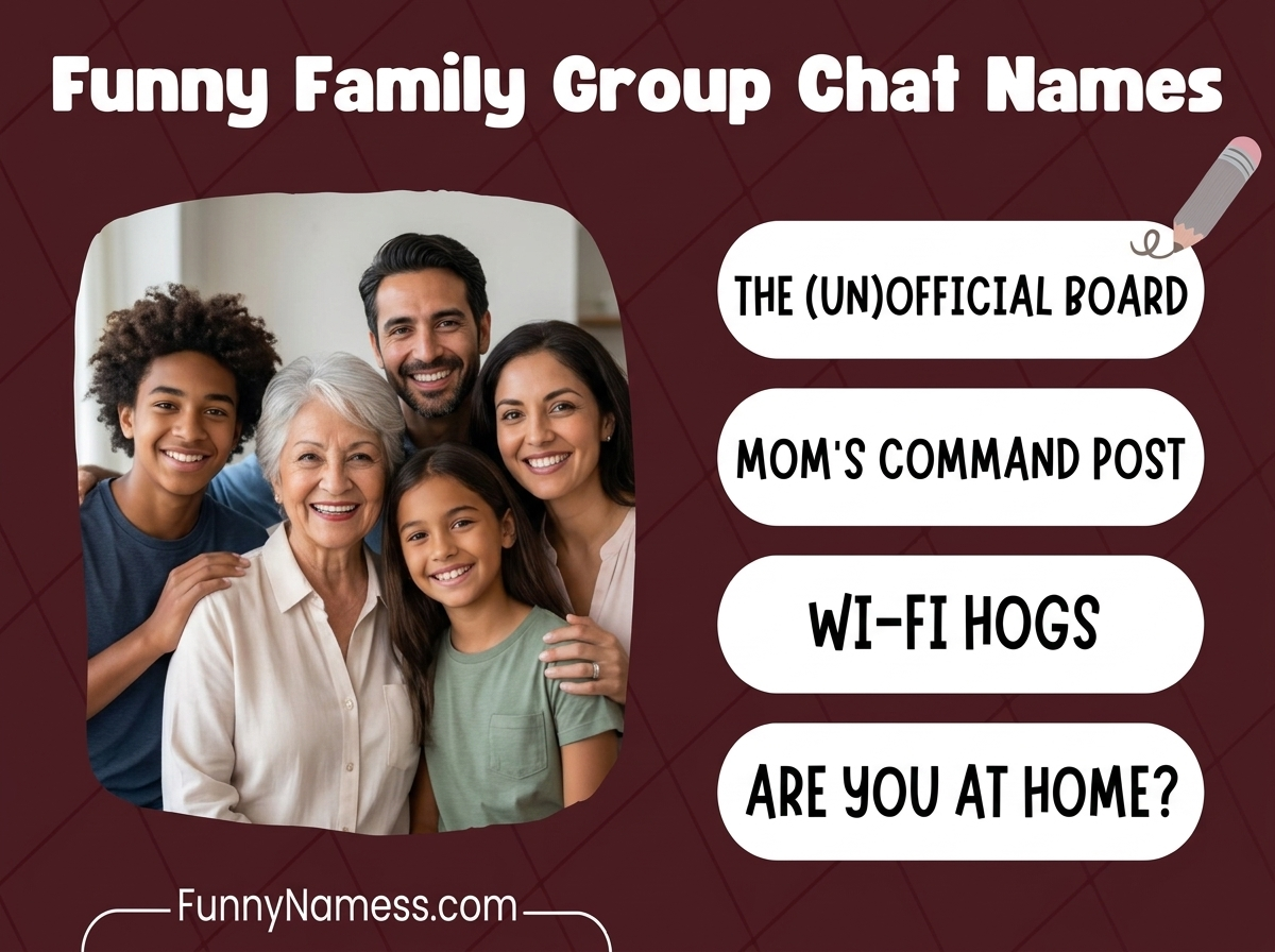 Family Group Chat Names