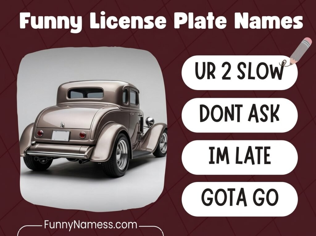 Funny License Plate