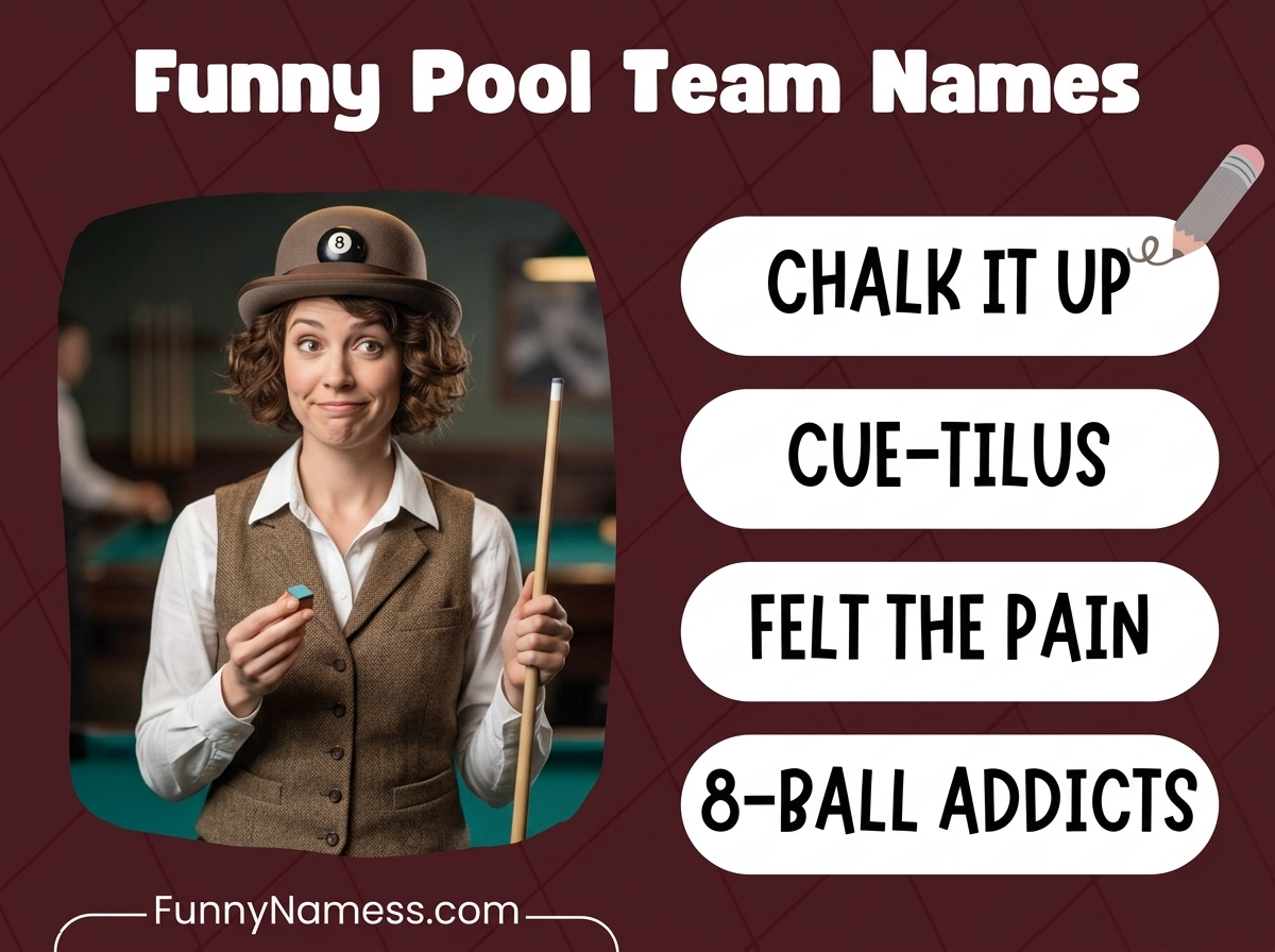 Pool Team Names